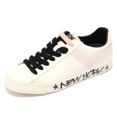 1808AC Sneakersy donna PONY TOP STAR off white/różowe buty damskie - Zdjęcie 1 z 4