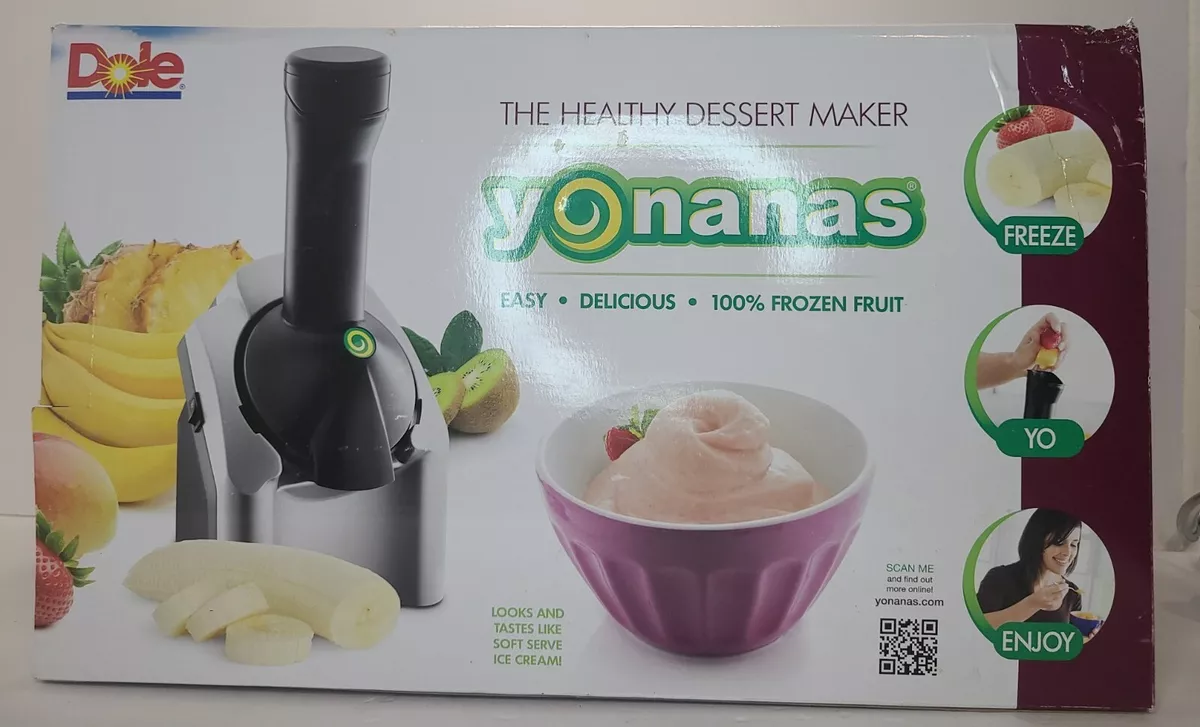 Yonanas Electric Healthy Frozen Fruit Dessert Treat Maker Machine Open Box