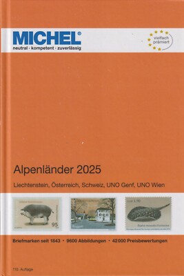 Michel Europa Band 1 2025 Alpenländer NEU