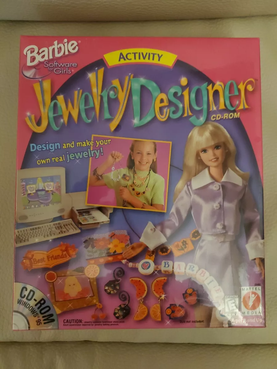 Barbie Jewelry Designer CD ROM PC 1998 Brand New Sealed in Big