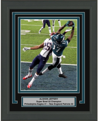 Framed Alshon Jeffery Philadelphia Eagles Super Bowl 52 Champions 8x10 Photo - Afbeelding 1 van 1