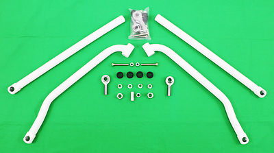 Upper Lower High Clearance Radius Rods Bars Kit For Polaris RZR