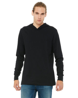 Bella + Canvas 3512 Unisex 100% Cotton Jersey Long Sleeve Performance Hoodie