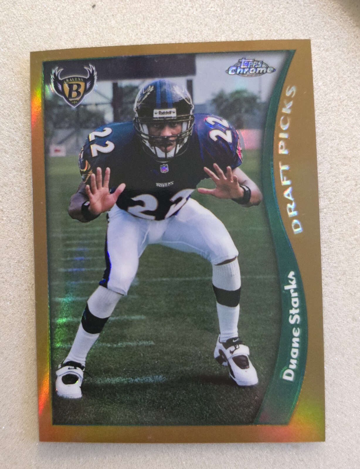 Duane Starks Topps Chrome #2 Refractor