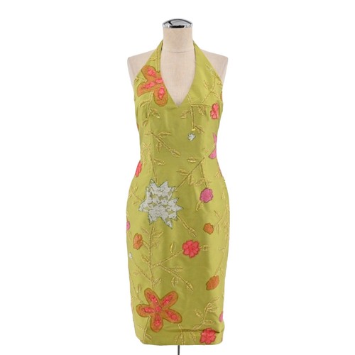 green emerald velvet dress Catania Dress