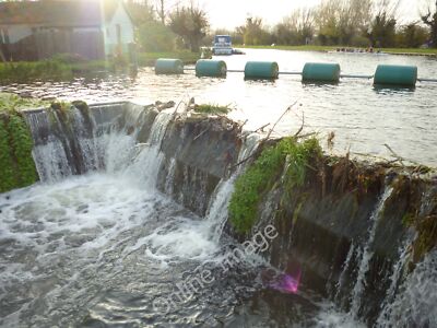 Photo 12x8 Baits Bite Lock/Sluice Horningsea  A small man-made waterfall  c2011
