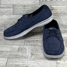 Skechers Go Step Blue Comfort Shoes 14429 Women Size 10