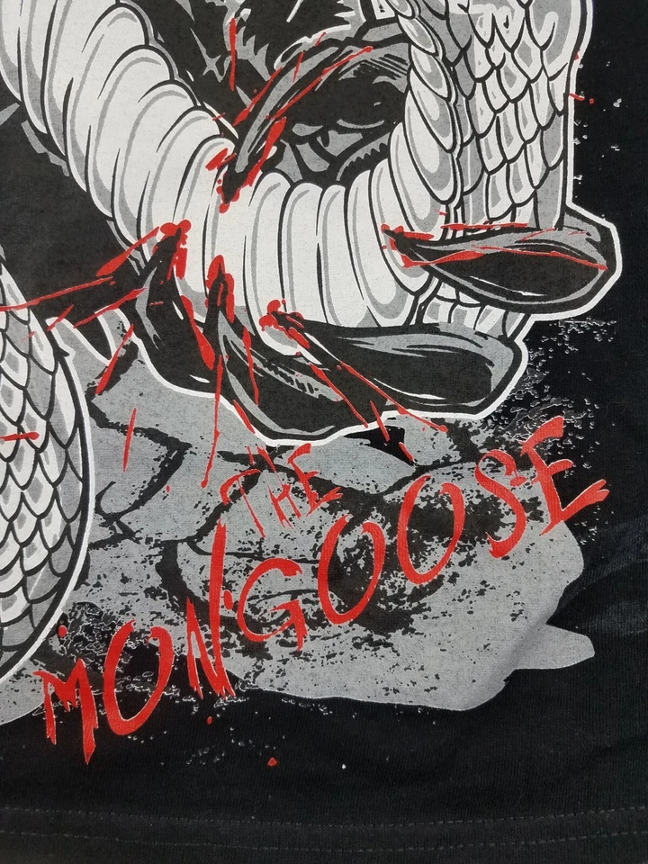 Camiseta Nature Of The Beast The Mongoose OTM Porsche Doble Cara Gráfica L Negra Foto 4 de 4