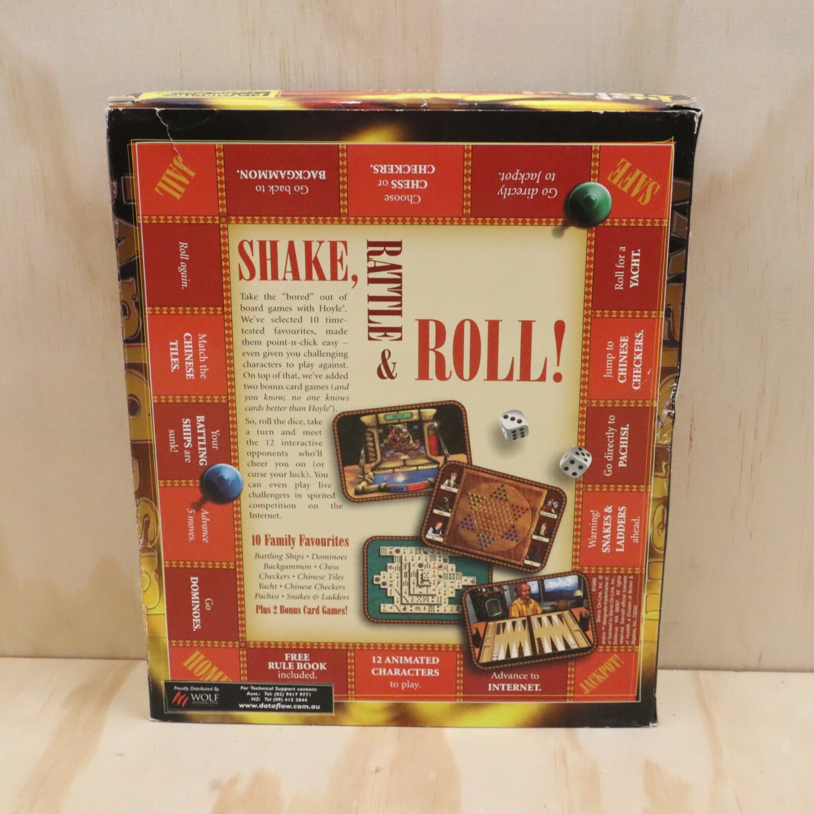 Vintage 1999 Hoyle Classic Board Games Big Box PC Game CDRom Sierra eBay