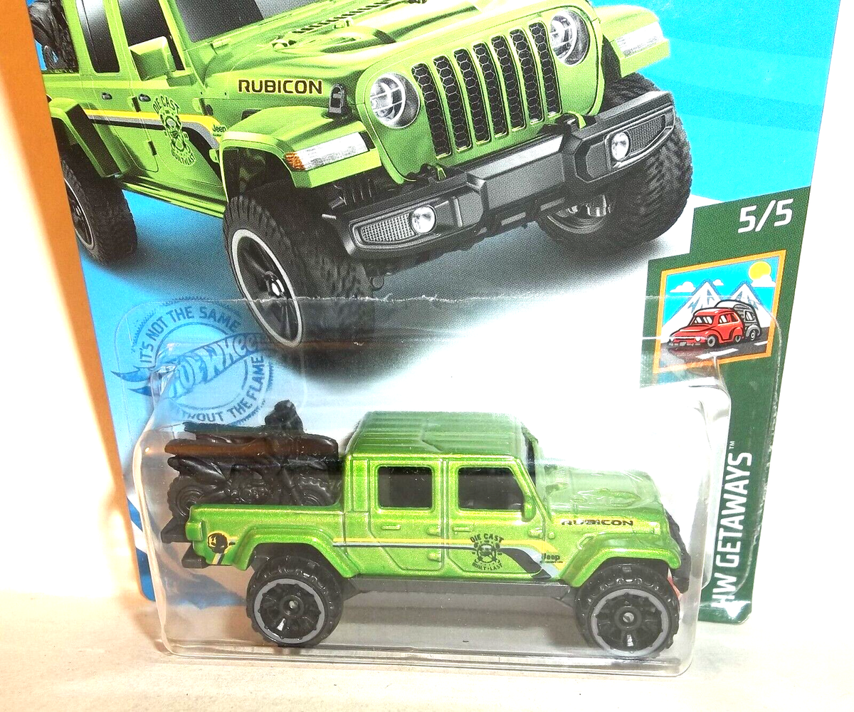 2021 HOT WHEELS 1:64 HW GETAWAYS 5/5 GREEN '20 JEEP GLADIATOR HW