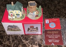 Liberty Falls Collector’s Club 2 piezas timón rojo antigüedades y pozo de los deseos 1996 NUEVO
