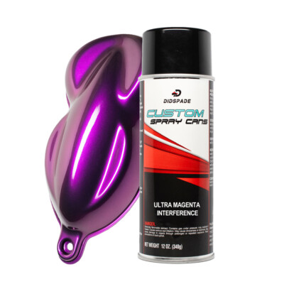 Ultra Magenta Interference Pearl Spray Paint - Ghost Pearl Spray Paint 12oz