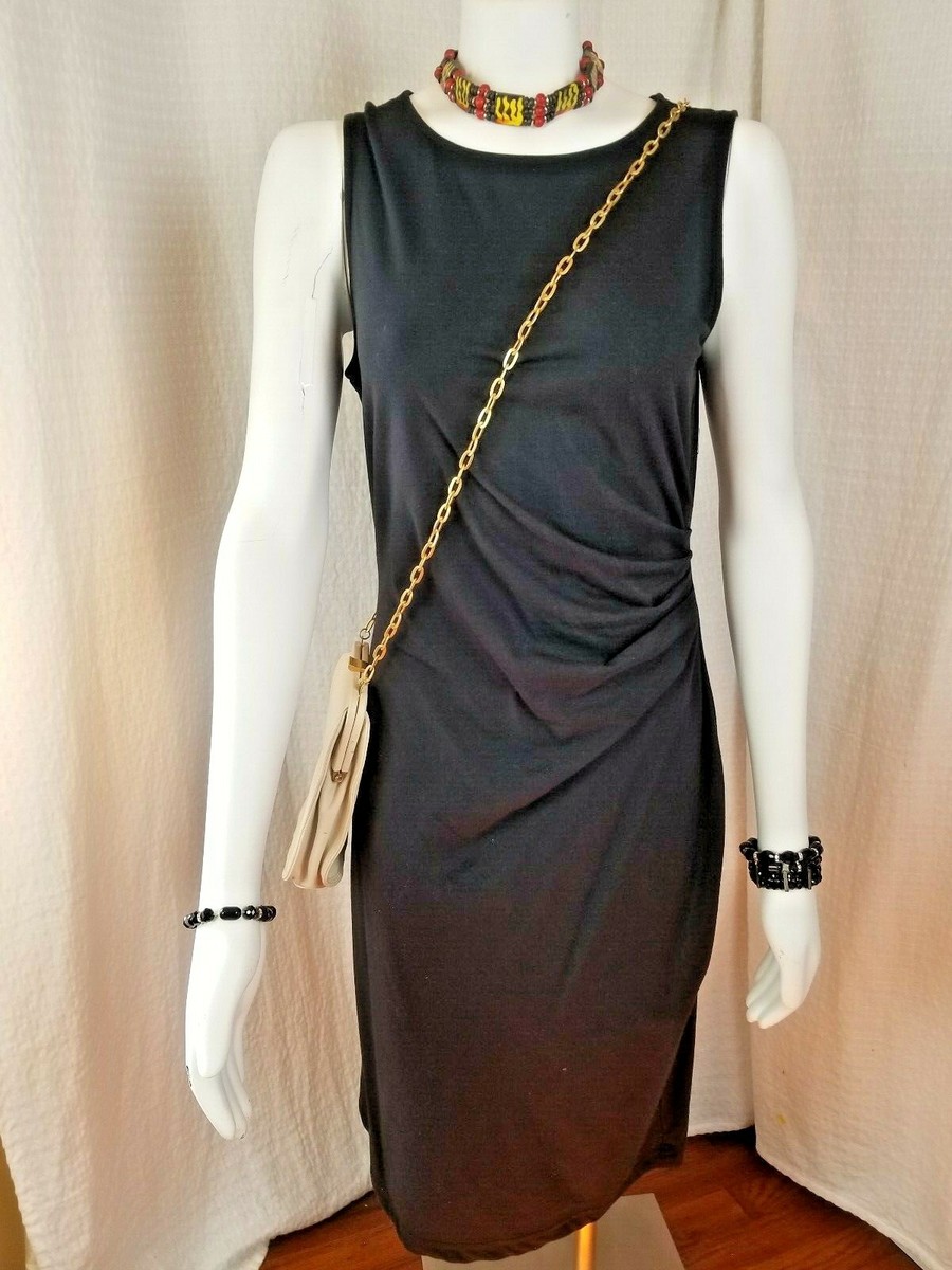 brooks brothers red fleece dress Brooks Brothers Women's Red Fleece Collection Sheath Blk Dress with Ruching  Sz M