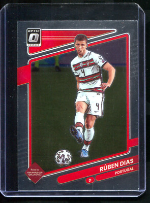 Ruben Dias 2021-22 Donruss Soccer Panini Optic Base Sports Card #117