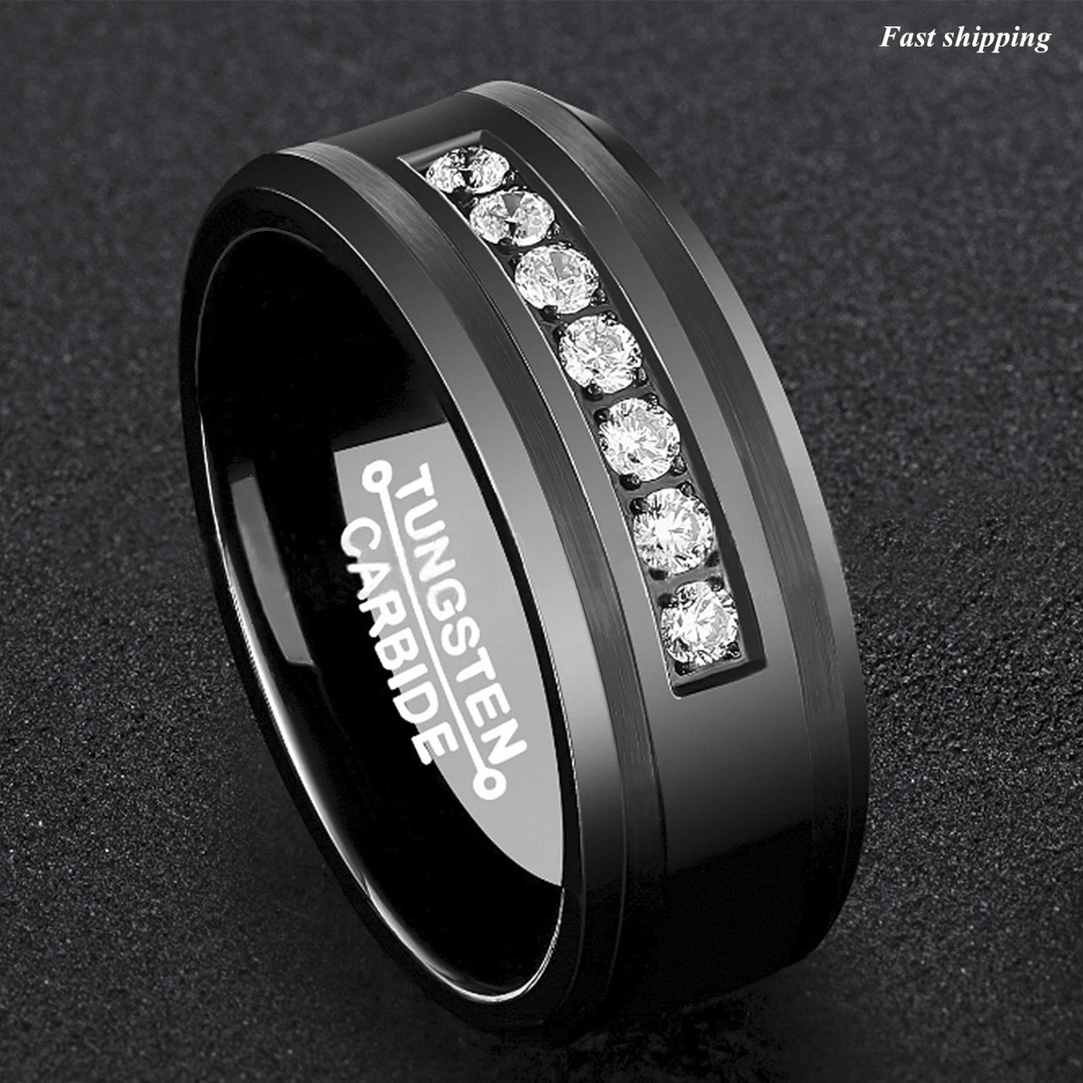 Tungsten carbide rings near me clearance