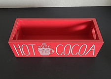 Caja de almacenamiento de cacao Red Hot de 10,5 pulgadas
