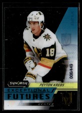 2020-21 Upper Deck Synergy Exceptional Futures Peyton Krebs Vegas Golden Knights