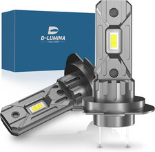 Lampadina H7 LED Canbus 100W 16000LM,6500K 400% Brillante,1:1 Design Di Ricambio