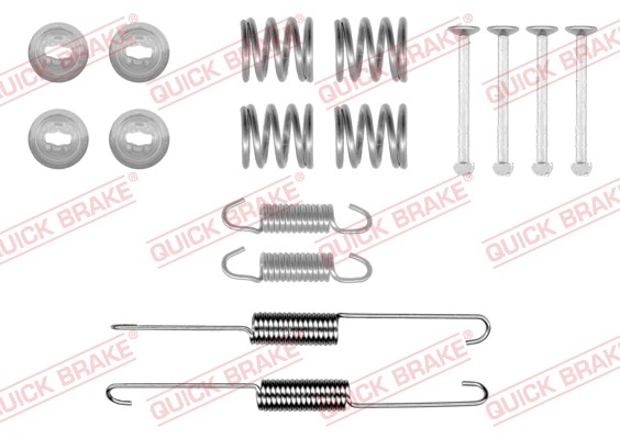 ZubehÖRsatz, Bremsbacken FÜR Toyota Yaris ( P9 ) - Quick Brake 105-0879-image