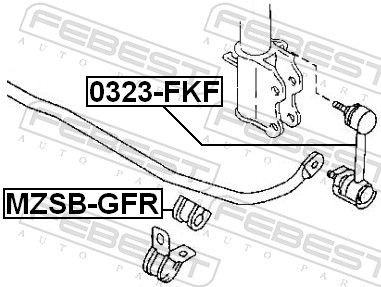 Febest Faltenbalg, Antriebswelle 0215-S14T FüR Infiniti Passend FüR Nissan-image