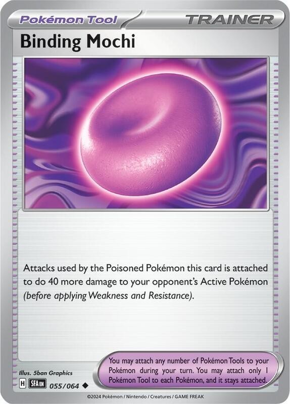 Pokémon Card: NM Binding Mochi 55/64 SV Shrouded Fable