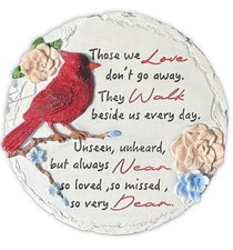 Memorial Garden Stone Memorial Stepping Stone Plaque Sympathy Gifts for Loss ...