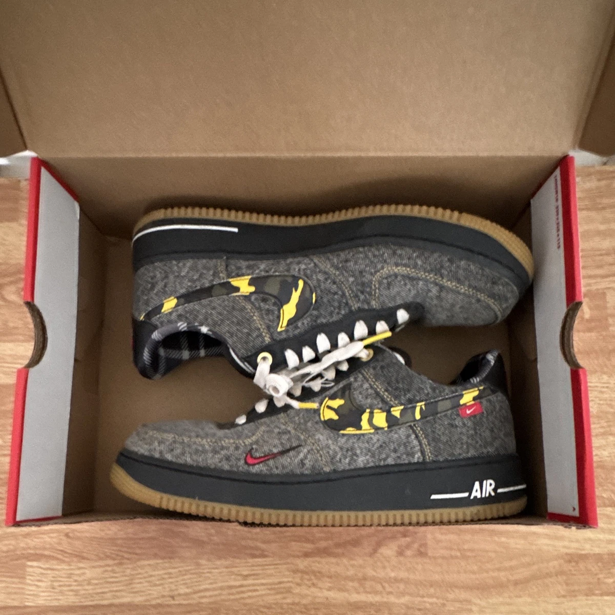 Nike Air Force 1 Low Camo Denim Remix | eBay