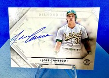 2018 Topps Diamond Icons Diamond Ice Autographs Jose Canseco #DA-JC Silver 13/25