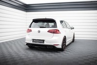 Maxton Design Diffusor Flaps V.2 Passend FüR Vw Golf 7 R Schwarz Hochglanz
