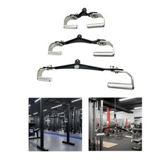 LAT Pull Down Bar Home Gym Equipment 360° Rotating Strength Workout Heavy Duty