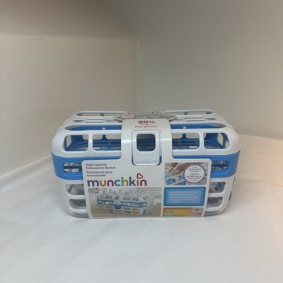 Munchkin High Capacity Dishwasher Basket Holds Bottle Lids & Nipples