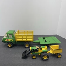 Mini Tonka 1971 Landscape Truck And Loader & Extra Trailer (1728)