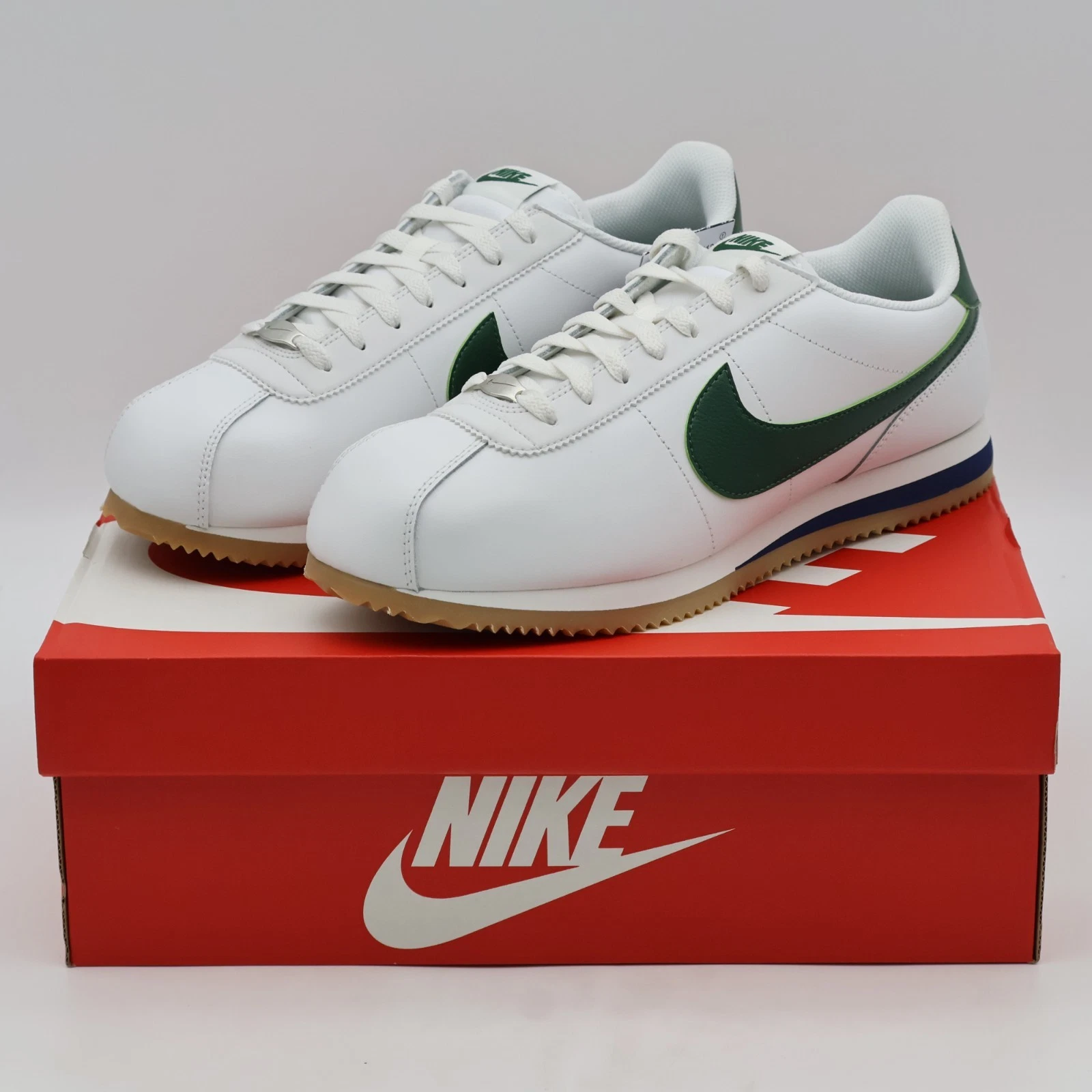 DM4044-113 Nike Cortez Summit White Fir-Midnight Navy (Men's)
