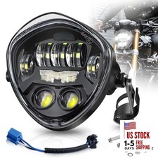 7 Inch LED Motorcycle Headlight 7in C3 Motorcycle Headlight with DRL Triangle