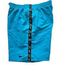 NIKE Digi Swoosh Racer Volley Swim Shorts sz XL Laser Blue