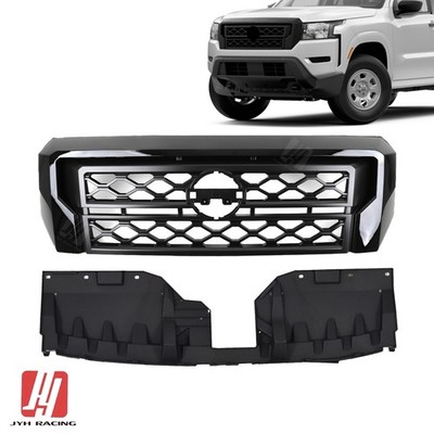 For 2022 2023 2024 Nissan Frontier Front Upper Grille Grill Black #62310-9BU0D