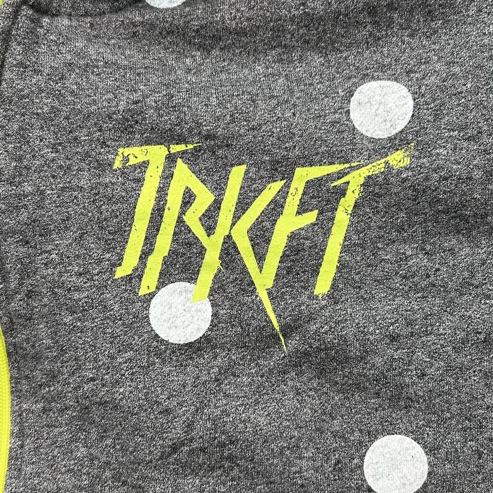 Sudadera con Capucha Y2K Lil Wayne Trukfit Gris Cremallera Talla XL Patín Foto 4 de 4