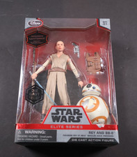 Disney Store Star Wars Elite Series Rey & BB-8 Die Cast Figures New in Box