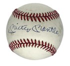 Mickey Mantle HOF New York Yankees Signed/Autographed Baseba