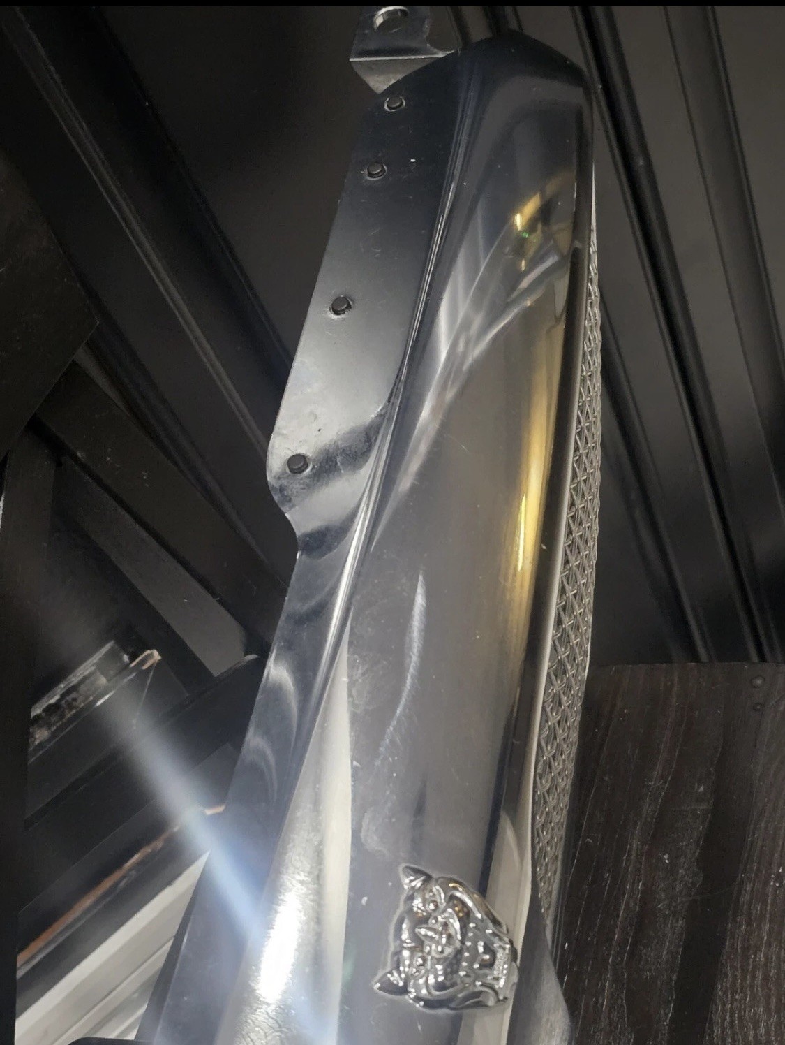 OEM 05 06 07 Jaguar XJR XJ8 XJ12 Vanden Plas Front Chrome Mesh Grill Grille  