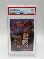 1997 Finest Tim Hardaway Catalysts C24 Refractor w/Coating PSA 9 /1090 Card