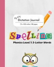 Fourline Dictation Notebook: A journal with daily spelling and writing practi...