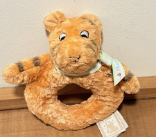 Classic Winnie the Pooh TIGGER 4.5" Plush Rattle Ring Stuffed Lovey