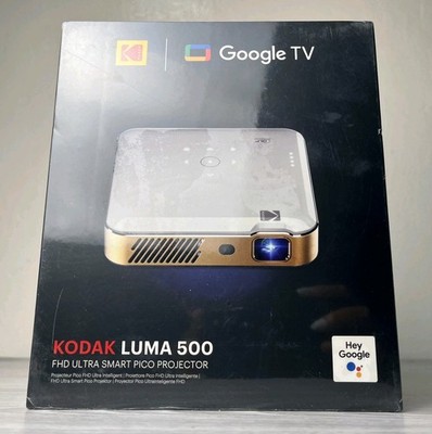 NEW Kodak Luma 500 Full HD Pico Projector w/Google TV 11.0, Bluetooth & More