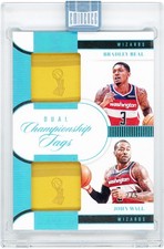 Bradley Beal and John Wall Wizards 2024-25 Panini Eminence #DCT-WAS #2/5 Card