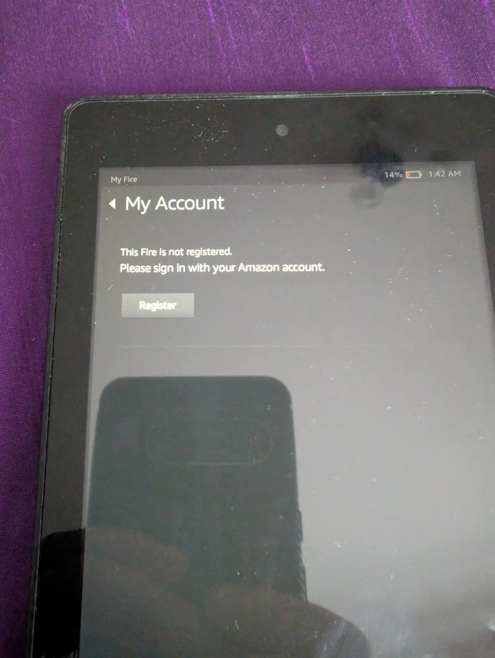 Amazon Fire HD 6 (4th Generation) Wi-Fi, ones red description - Image 2 of 4