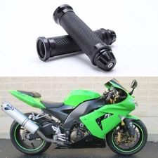 CNC 7/8" 22mm Handlebar Hand Grips For Kawasaki Ninja 300 250R 900R ZX6R ZX10R 