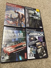 Playstation 2 PS2 Game Lot of 4 UNTESTED God Of War, Driver Parallel Lines, Etc