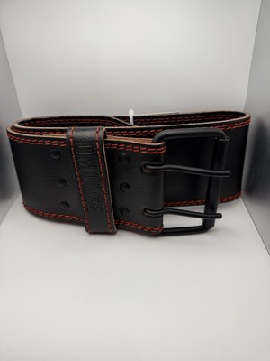 DMOOSE Weight Lifting Belt Leather Gym Belt Weightlifting Size Medium