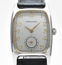 N MINT Hamilton Boulton 6265 Silver Dial Small Second Women's Watch JPN 272